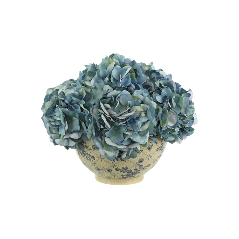 Hydrangea Arrangement in Vase