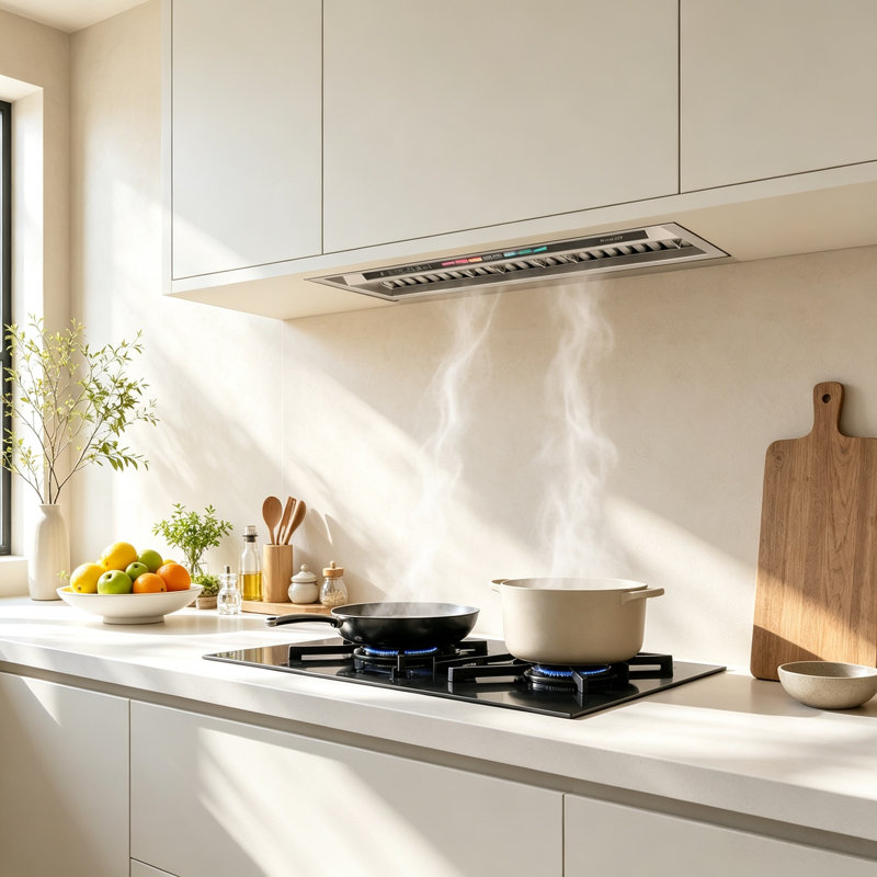 30" 900 CFM Convertible Range Hood Insert with Voice/Gesture/Touch Control, Stainless Steel Kitchen Vent Hood, 4-Speed Fan, Dishwasher-Safe Filters, Included with Carbon Filters