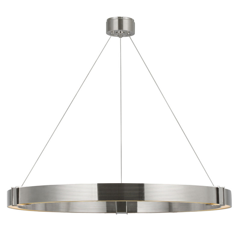Hughes 6 - Light Metal LED Chandelier by Ralph Lauren