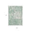 Tapis extérieur lavable abstrait sauge et ivoire 5 pi x 8 pi
