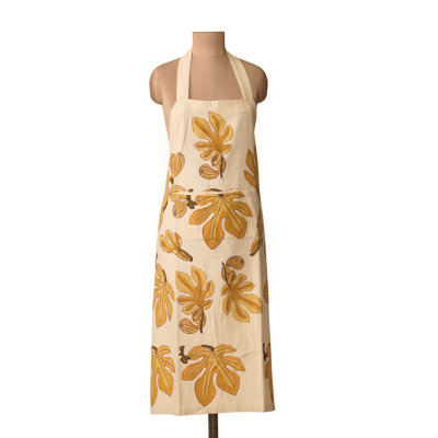 Tablier floral en coton