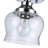 Zarach 1-Light Semi-Flush with Clear Glass-422325090