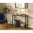 55-Inch Mattson with Outlets & USB Ports, Industrial Sofa Table for Entryway & Living Room