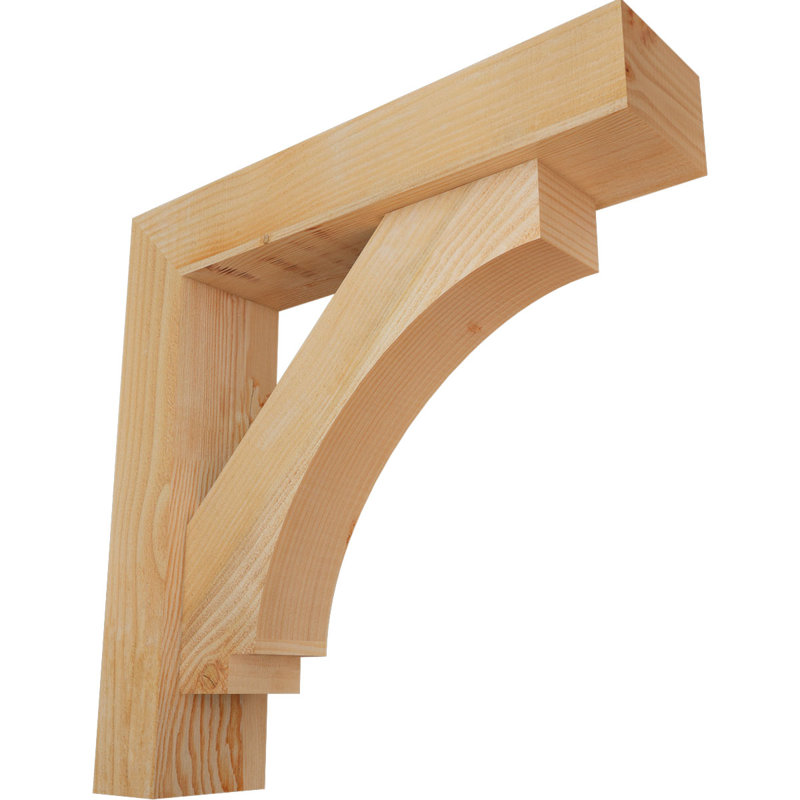 Support de bloc impérial avec entretoise décalée, 26 x 26, Sapin Douglas de l 6 po (scié brut)