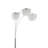 Chrome Hanging Crystal Arc Floor Lamp