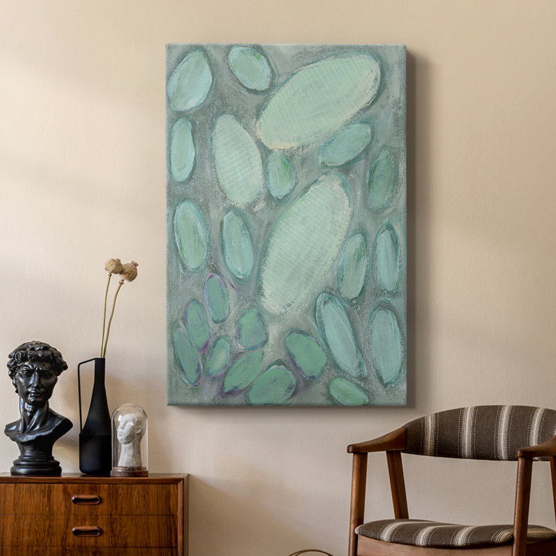 Blue Orbs II - galerie sur mesure, H 18 po x l 12 po