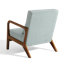 Chaise d'appoint rembourrée en velours côtelé bleu clair Jyrin-1662300186-1662300180