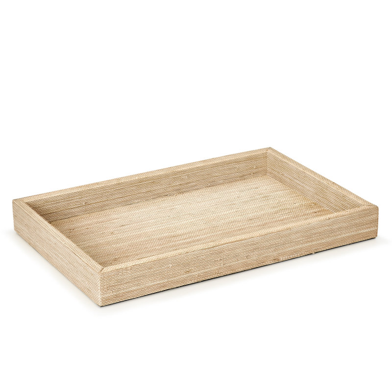 Araba Bathroom Tray, Raffia
