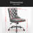 Furniture Office Chair,Modern Velvet Upholstered Tufted Button Home Office Chair With Golden Metal Base,Adjustable Desk Chair Swivel Office Chair-832037029