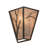 Rustic Lodge Flush Mounted Sconce