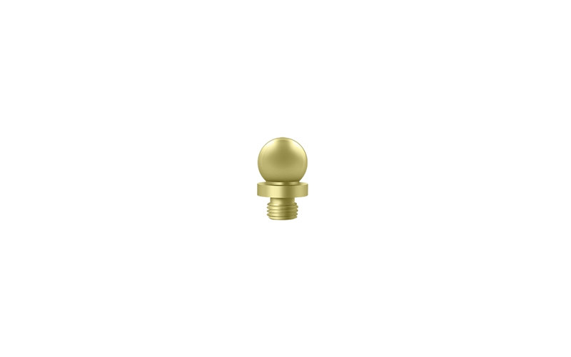 Ball Tip Door Hinge, Polished Brass