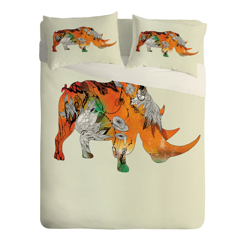 Rhino Pillowcase, King