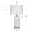 Ceramic Table Lamp - Off-White Shade