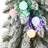 4' Lighted Pine Christmas Tree