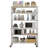 Grey 46'' W Height Adjustable Shelving Unit with Wheels-453324929
