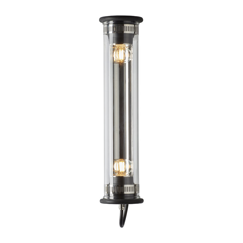 Flush Mounted Sconce, 4.92" H x 20.47" W x 4.92" D, Silver/Gold