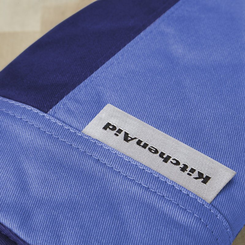 KitchenAid Beacon Mini 2-Piece Oven Mitt, Navy Blue, 13"