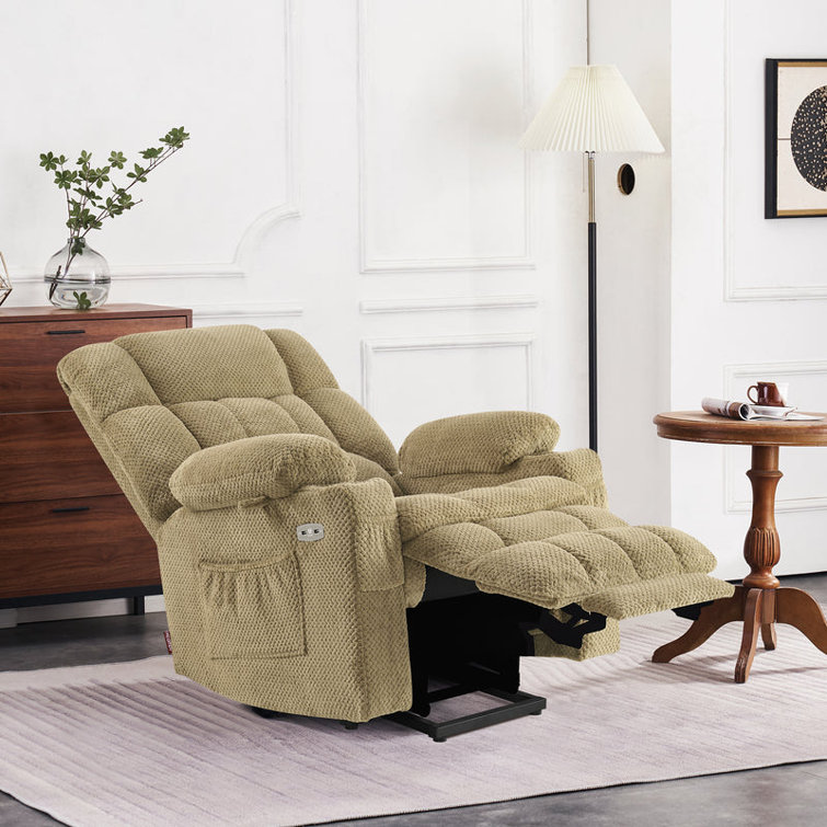 Dual Motor Power Recliner Lift Chair with Massage and Heat, Infinite Position