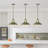 Gollenberg 1-Light Modern Dimmable Single Pendant Light in Matte Green with Metal Shade-2074106965