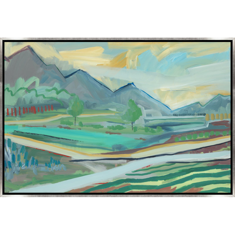 Landscape With A Road Print by Ryan Brown, 25.5" H x 37.5" W