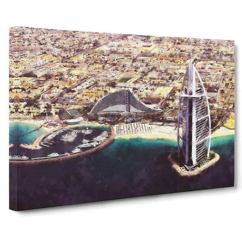 The Burj Al Arab In Dubai Vol.3 - Wrapped Canvas, 40cm H x 60cm W x 3cm D