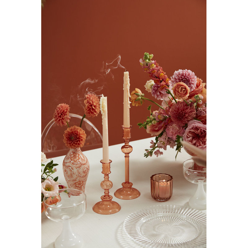 Maren Candlestick, 6.25" H x 4" W x 4" D
