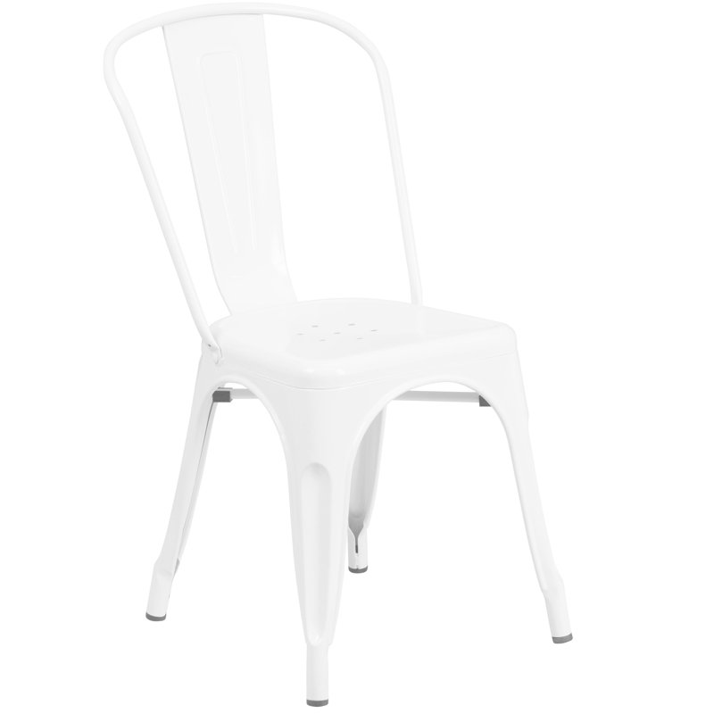 Ineisha Side Chair, White