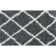 Tapis à poil long gris