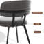 47cm H Upholstered Metal Armchair-734504455