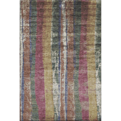 Premium Machine Washable Mayfield AMF1910 Stripes Rug