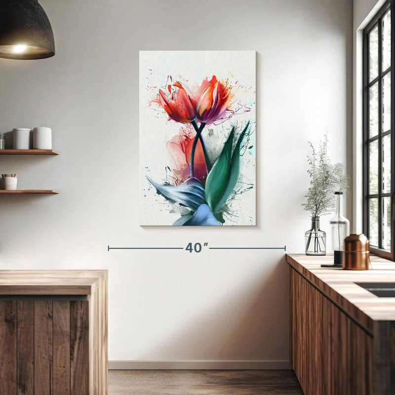 Harnek Tulips, 39" H x 26" W
