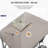 108''×144'' Rectangular Advanced fabric Umbrella Large Cantilever Umbrella with Base and Soft 12 Colors Changing Light for Umbrella-177368623