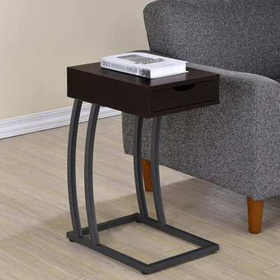 Table d'appoint Gunmetal Hi-Tech