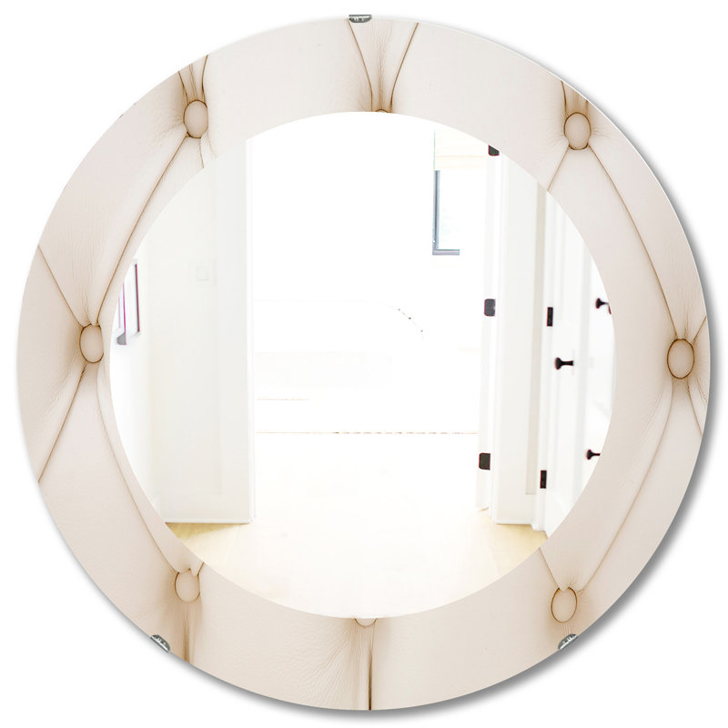 Miroir mural Leather Print II, H 31,5 po x l po
