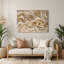 «Biomorphic Abstraction 65», art mural en métal brun-1261687067