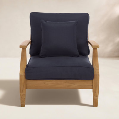Clairmont Teak Patio Lounge Chair