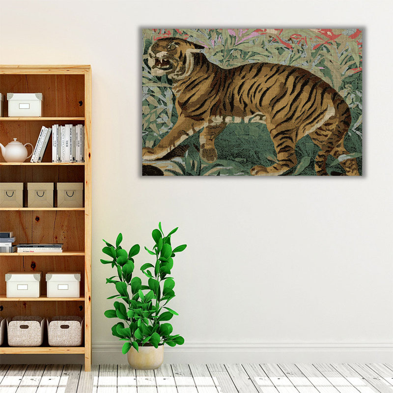 «Concrete Jungle Cat II», reproduction d'art sur toile, H 32 po x l 48 po