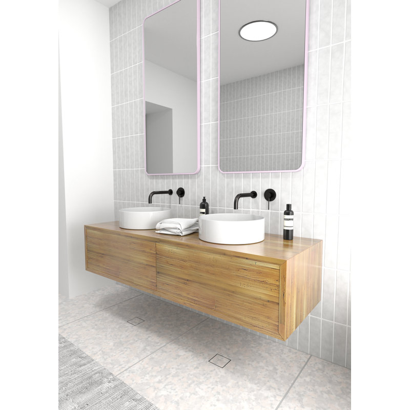 Trinity Metal Mirror, Pink