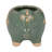 Stoneware Planter with Embossed Detailing and Sheep-Shaped Design