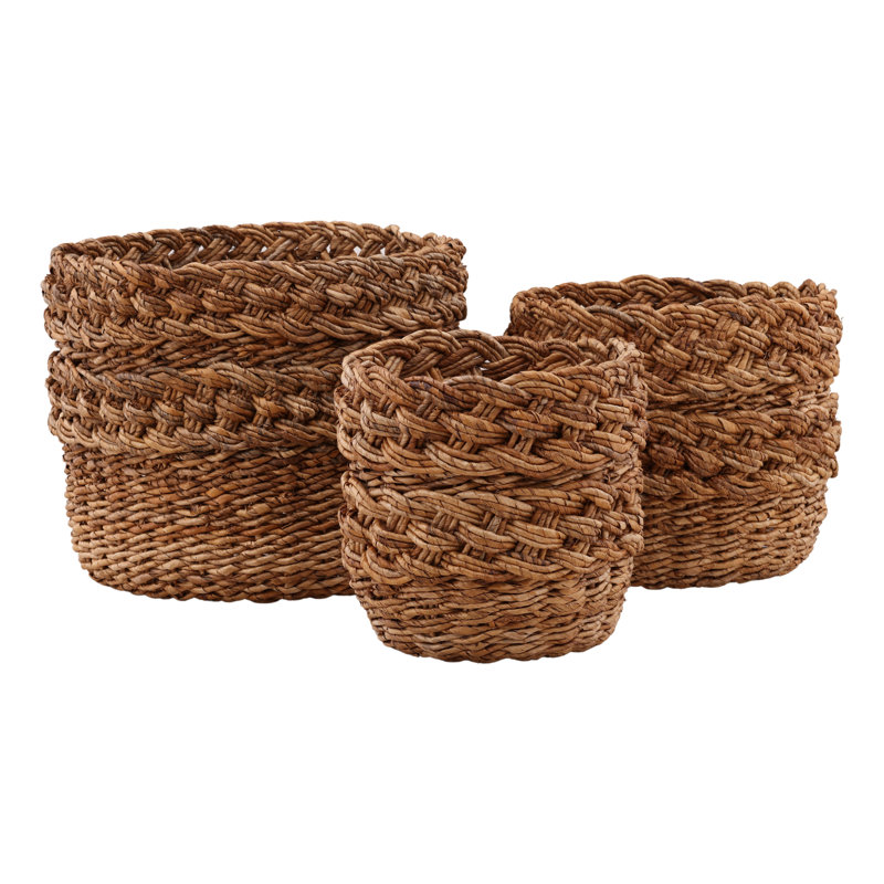 Alyona Basket Set Of 3 Natural