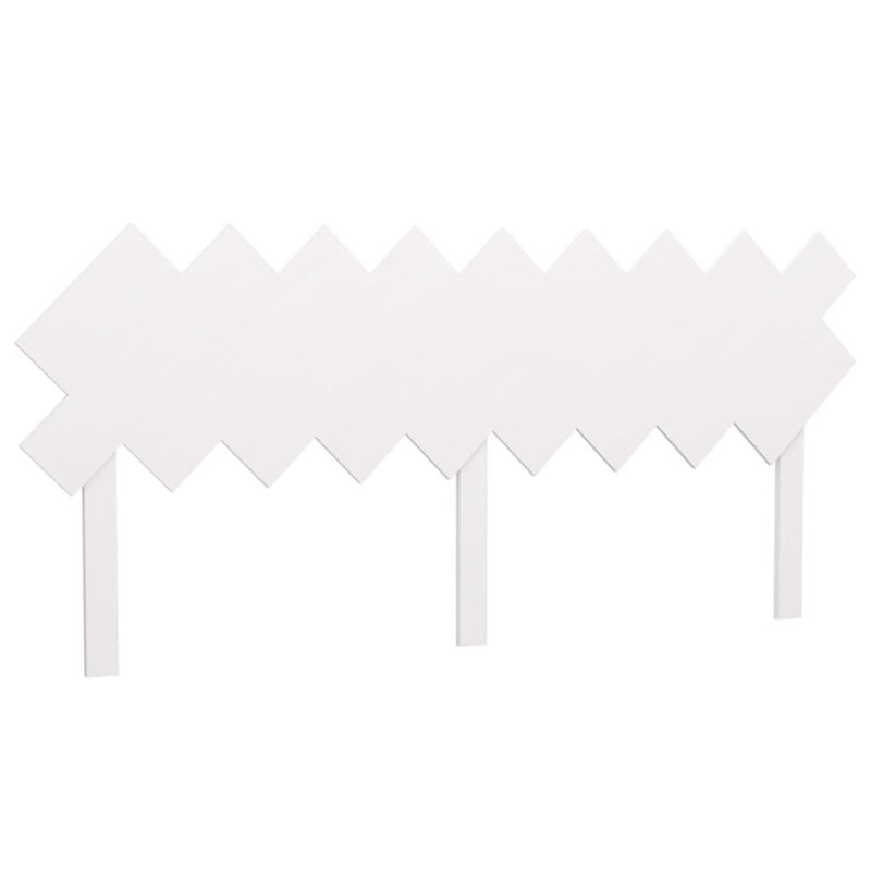 Avraj Bed Headboard White 178x3x80.5 cm Solid Pine Wood