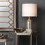 Lampe de table taupe argentée 23,5 po Gallinas