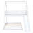 Twin Over Full House Bunk Bed With Slide And Built-In Ladder, Full-Length Guardrail