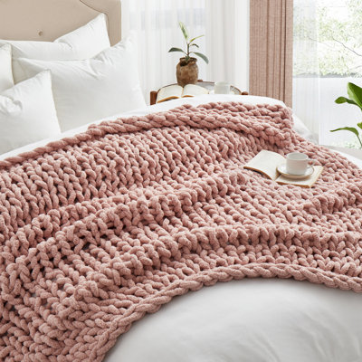 Jeté en laine Peace Nest Chunky Knit