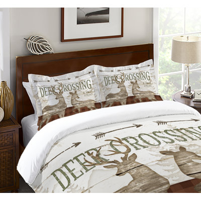 Deer Crossing Microfiber / Microsuede Pillow Sham