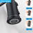Matte Black Stainless Steel Touch Kitchen Faucet With Pull Down Spray, 360-Degree Rotatable Nozzle For Complete Sink Cleaning Function, Corrosion And Rust- Nature, Convenient Water Temperature Flow-1431875525