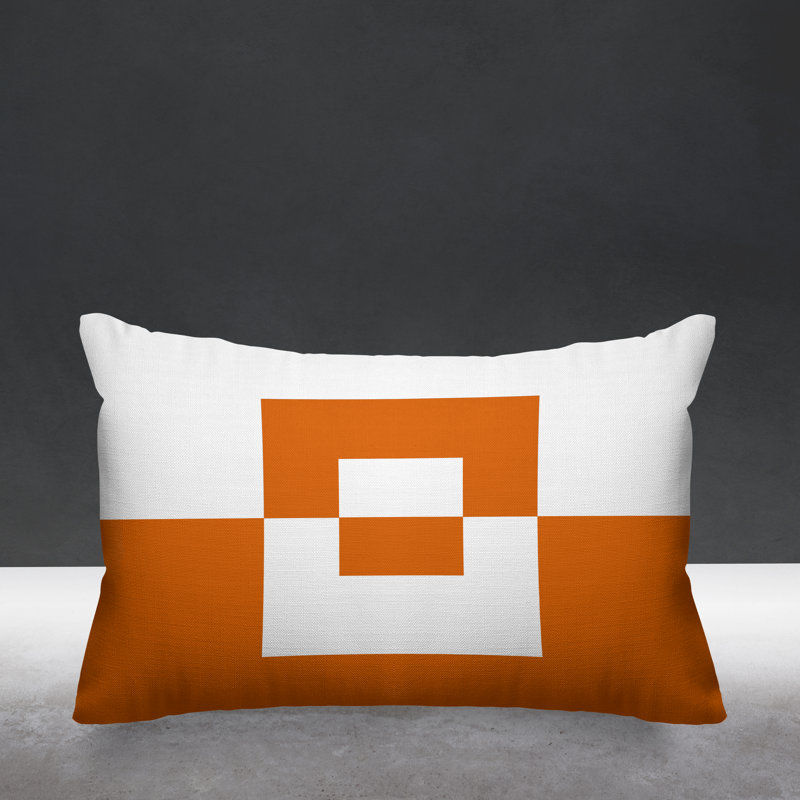 Coussin lombaire intérieur / extérieur Luella, Orangé