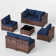 Keyala 7 Piece Rattan Sectional Seating Group with Cushions