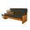 Futon double Bridyn avec matelas inclus