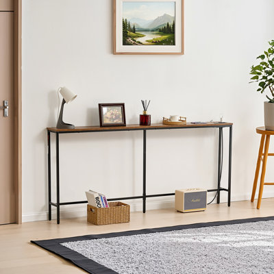 Narrow Console Sofa Table Couch Table 70.9” for Entryway & Living Room by 17 Stories